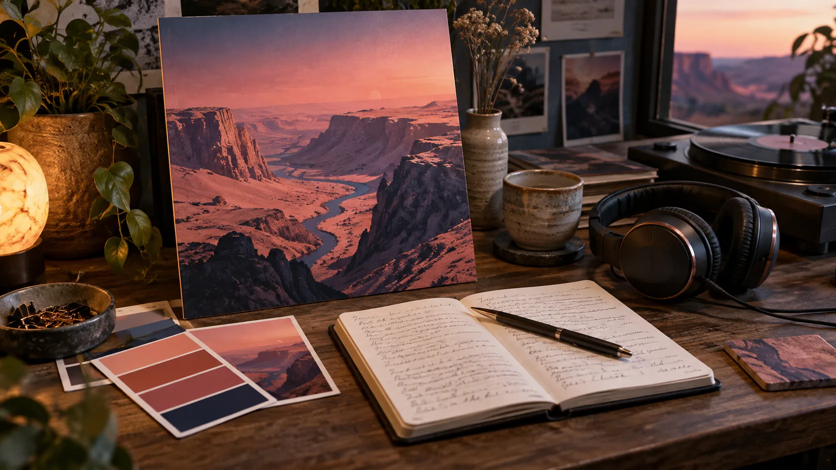 Visual identity illustration: cover artwork and colors give a song a recognizable look.
